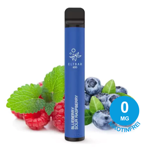 ELFBAR 600 - Blueberry Sour Raspberry 0mg Nikotinfrei