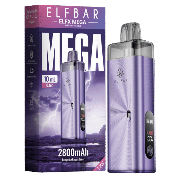 ELFBAR ELFX MEGA Kit - 2800mAh - Purple