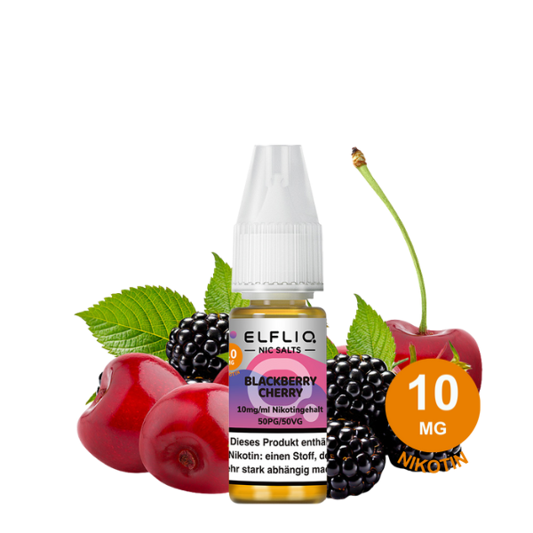 ELFLIQ by Elfbar - Blackberry Cherry 10mg Nikotin (10ml)