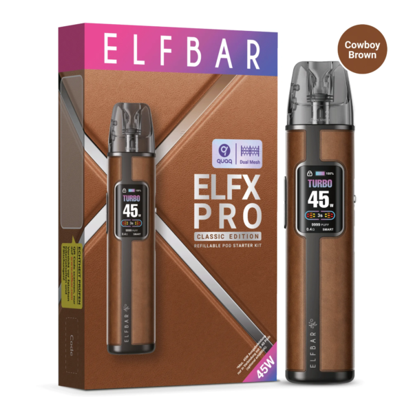 ELFBAR ELFX Pro Refill Kit - 1200mAh - Cowboy Brown