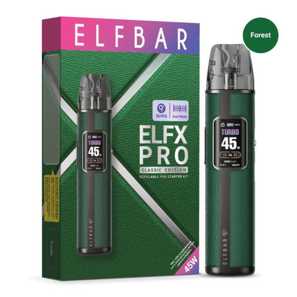 ELFBAR ELFX Pro Refill Kit - 1200mAh - Forest Green